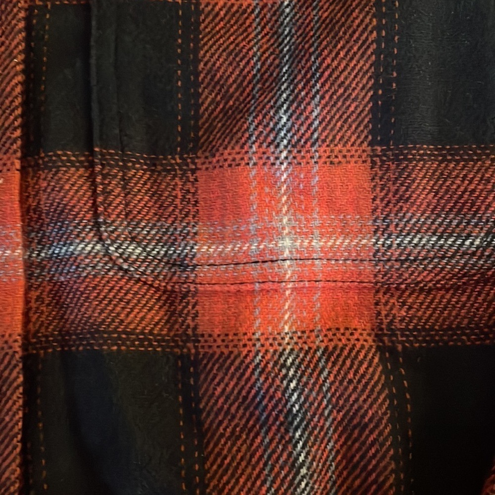 NWT Bass burnt red flannel shirt -135 - Picture 4 of 5